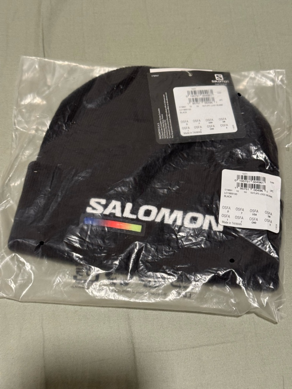 Salomon Black Beanie